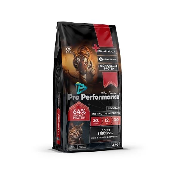 Pro Performance Ultra Premium Kuzulu Ve Somonlu Kısırlaştırılmış Yetişkin Kedi Maması 2 KG | SRC: Barcode: 8682328740237